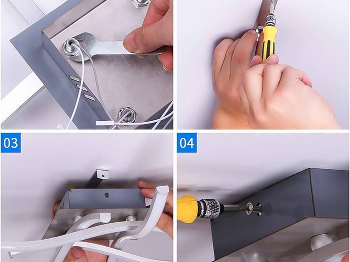 NEW SALE | LED Ceiling Light, Elegant Curved Design 4 Built-in LED Boards, 28W Cool White Light 6000K,Modern Ceiling Fixture for Living Rooms, Kitchen Hallway and Bedroom,2000 Lumens