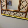 Vintage Wooden Lattice Mirror - approx 55x50cm Image 4