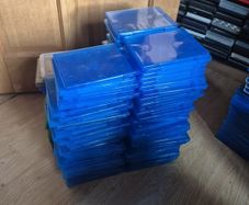 Empty blu ray cases