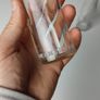 385 - Set of 2 Vintage Collectible Decorative Clear Glass Cantrell and Cochrane Mineral Bottles Image 4
