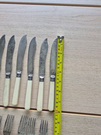 Vintage set of 6 Firth Staybrite Fish Cutlery Set