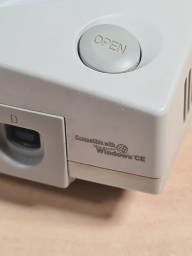 Sega Dreamcast Console With Green Controller Joypad Visual Memory Unit Vmu And Rumble Pack