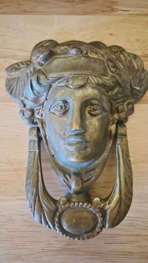 Brass door knocker