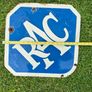 Vintage RAC Double-Sided Porcelain Enamel Sign  Original 1930s-50s 3kg, 56x57.5cm Image 8