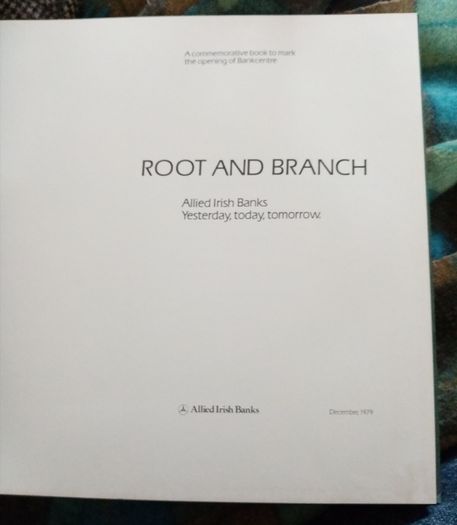 Root and Branch Bank of Ireland Rare Vintage Book