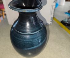 BLUE JUG OR VASE BY Richard Weston Pottery made in Ireland