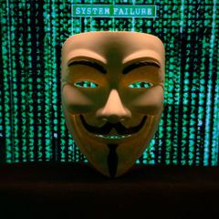 3D Printed Anonymous Mask / Guy Fawkes Mask