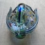 Coloured glass swan dish, Glass dish, Trinket dish, Home decor Image 7
