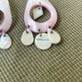 Vintage Mother of Pearl drop earrings Image 2
