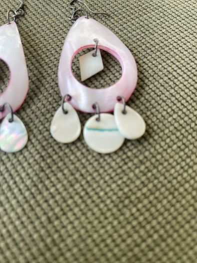 Vintage Mother of Pearl drop earrings