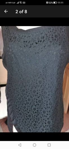 beautiful new designer black top