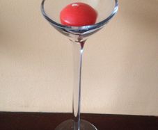Beautiful Glass Candle Holder with candle