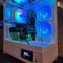 White Rgb Gaming Pc  Ryzen 5 5600 16gb Ram Rx 6700 10gb Image 4