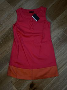 Brand New Atmosphere Pink Orange Shift Dress Size 12