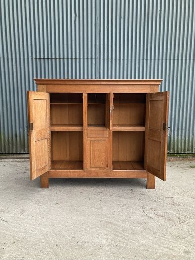 Early 20th Century Arts and Crafts Oak Cabinet - Warehouse and Showroom Open Saturday 18th April 12 til 4pm Eircode R95T227