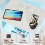 Set of 2 Bedside Table with Charging Station Image 5