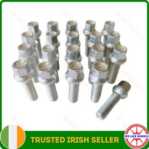 20 x New Extended bolts. Fit Audi, VW, Seat, Skoda (43mm) BA, BAB Delivery