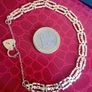9ct gold gate-style link bracelet Image 8