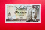 Royal Bank Of Scotland   10 Pounds   1952 - 2012  Diamond Jubilee. Scarce  ( Uncirculated )