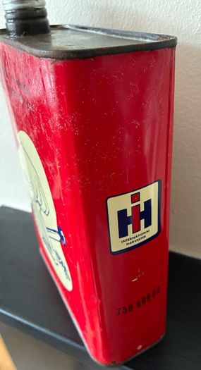 Vintage McCormick Hydraulic Oil Tin