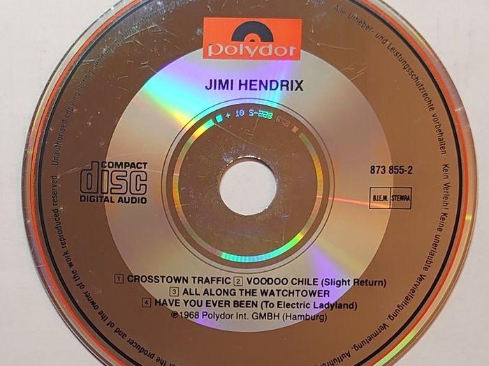 Jimi Hendrix - Crosstown Traffic - CD Single