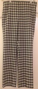 Black and white checked Zara leggings