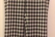 Black and white checked Zara leggings