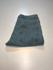 Asos Design Ladies W30 L32 Classic Rigid Fit Light Blue Denim Jeans