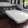 Faux Leather 3 seater/pull out double bed. Image 2