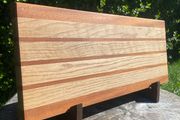 chopping board handmade from oak &amp; mahogany