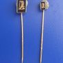 LADA cars (x 2) - vintage promotional stickpin logo badges (1970s) Image 2