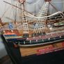 ROYAL SOVEREIGN 1637 Famous British Ships -Seas Model Ship L-18" H-17" Image 6