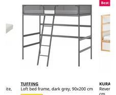 IKEA  Tuffing Single Bed loft sleeper