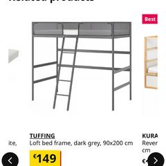 IKEA  Tuffing Single Bed loft sleeper
