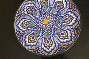 Hand painted ceramic Spanish plate