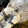 Incredibly Healing Spiritual Smudge Wand Taxidermy Wings Bone Art and Rose Quartz Crystal Wall Decor Display Image 5