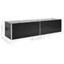 Garden Raised Bed Anthracite 320x80x77 cm Galvanised Steel Image 6