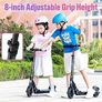 NEW SALE | Electric Scooter, 6.5'' Foldable Electric Scooter for Kids Ages 6-12, Up to 15 KM/H & 8 KM, LED Display, Colorful LED Lights, Lightweight Kids E Scooter Image 3