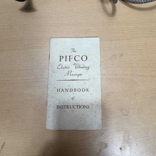 Vintage PIFCO Electric Massager for Rheumatism - boxed with all the papers - PROP