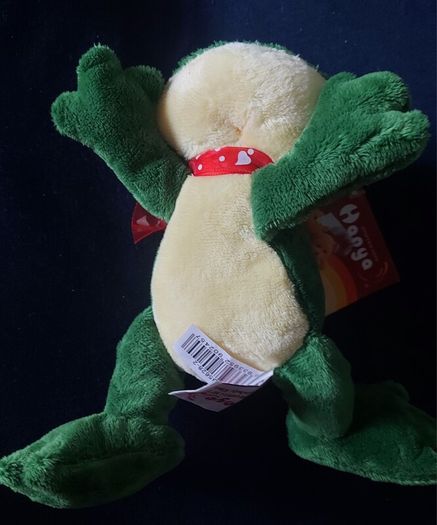 Frog lovey / teddy / stuffed animal plushie