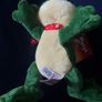 Frog lovey / teddy / stuffed animal plushie Image 3