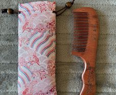 Brand new Chinese wood hair comb