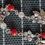 Necklace and bracelet stones silver set Image 7