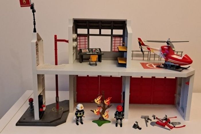 Playmobil Fire House and Truck