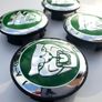 4 x GREEN 58mm - 59mm JAGUAR C2D47107 wheel center caps F XF XJ XKR S type X type XJ8 XK8 Image 8