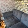 3 seater grey sofa Image 3