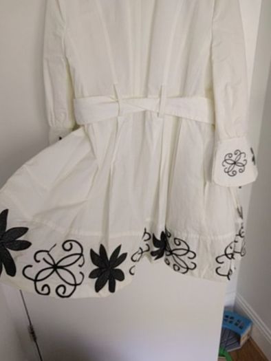 White Trench coat