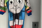 Tesco F+F Unisex Thomas the tank engine onesie with zip Size 18-24 mths