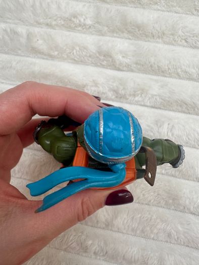 2003 TMNT Scootin Leonardo Teenage Mutant Ninja Turtles TMNT approx. 12 cm. Used Please see photos
