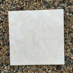 Cream square indoor floor tiles
